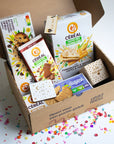 Glutenvrije en lactosevrije mixbox cadeaubox, relatiegeschenk,brievenbusgeluk kant en klare cadeauboxen