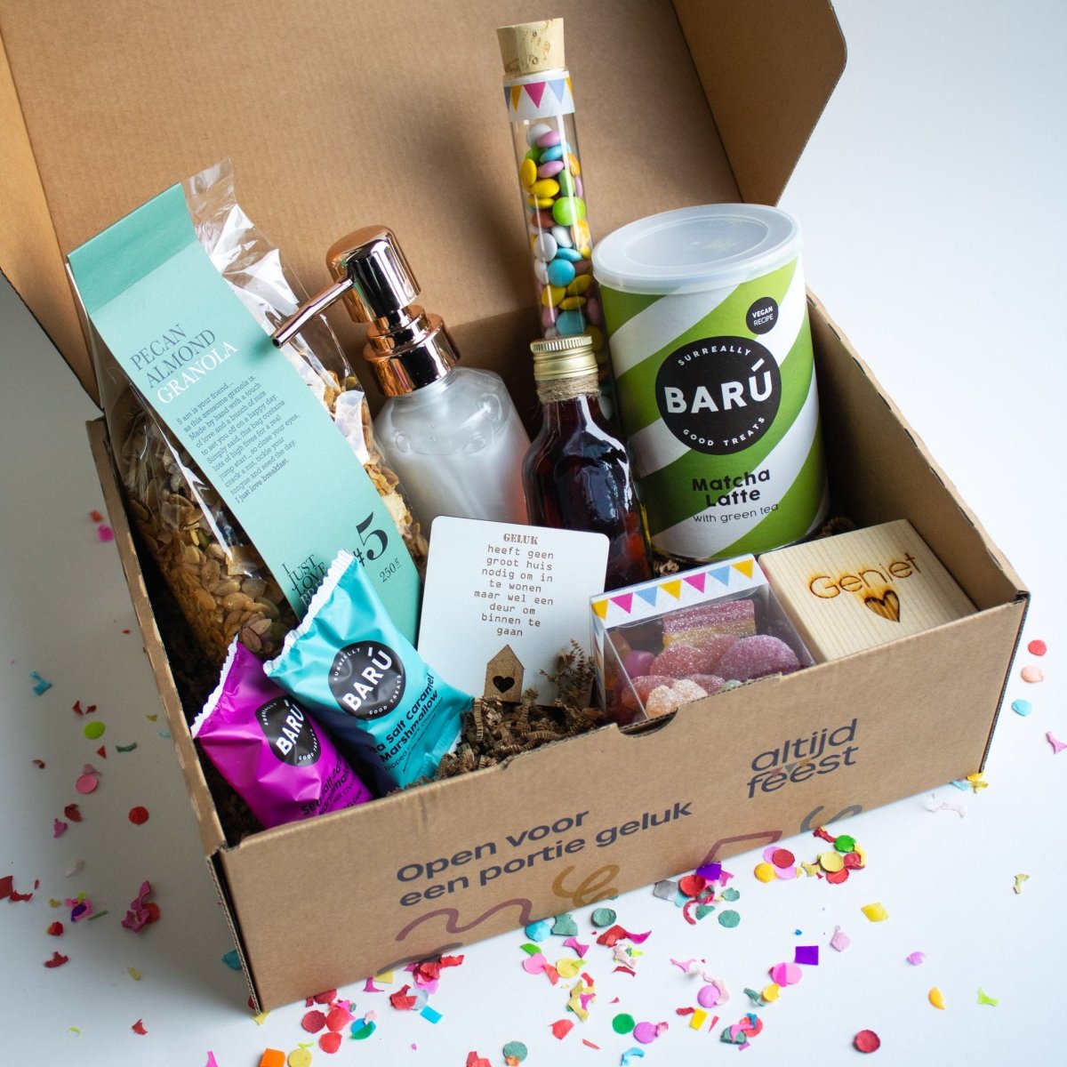 Lekkers en leukers box cadeaubox, relatiegeschenk kant en klare cadeauboxen relatiegeschenken