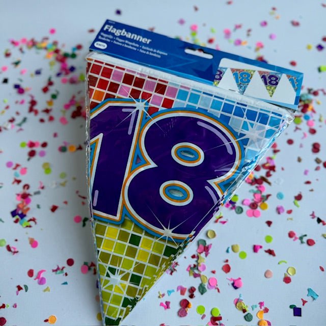 Vlag | 18 jaar Versiering DIY