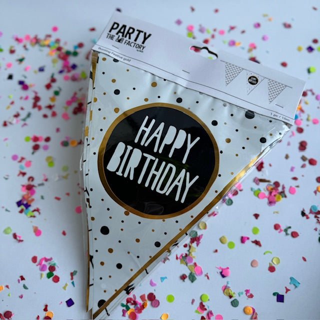 Vlag | Happy Birthday Versiering DIY